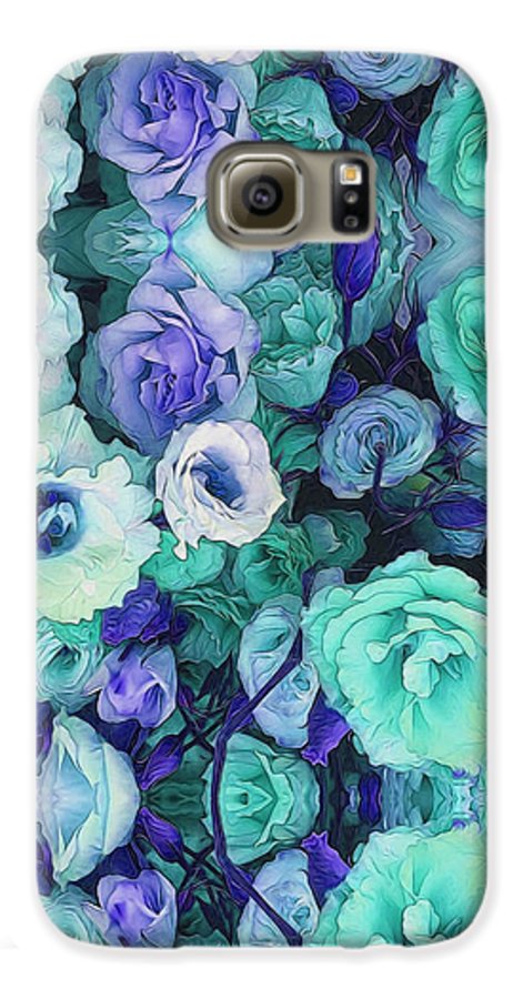 Aqua Flower Kaleidoscope - Phone Case