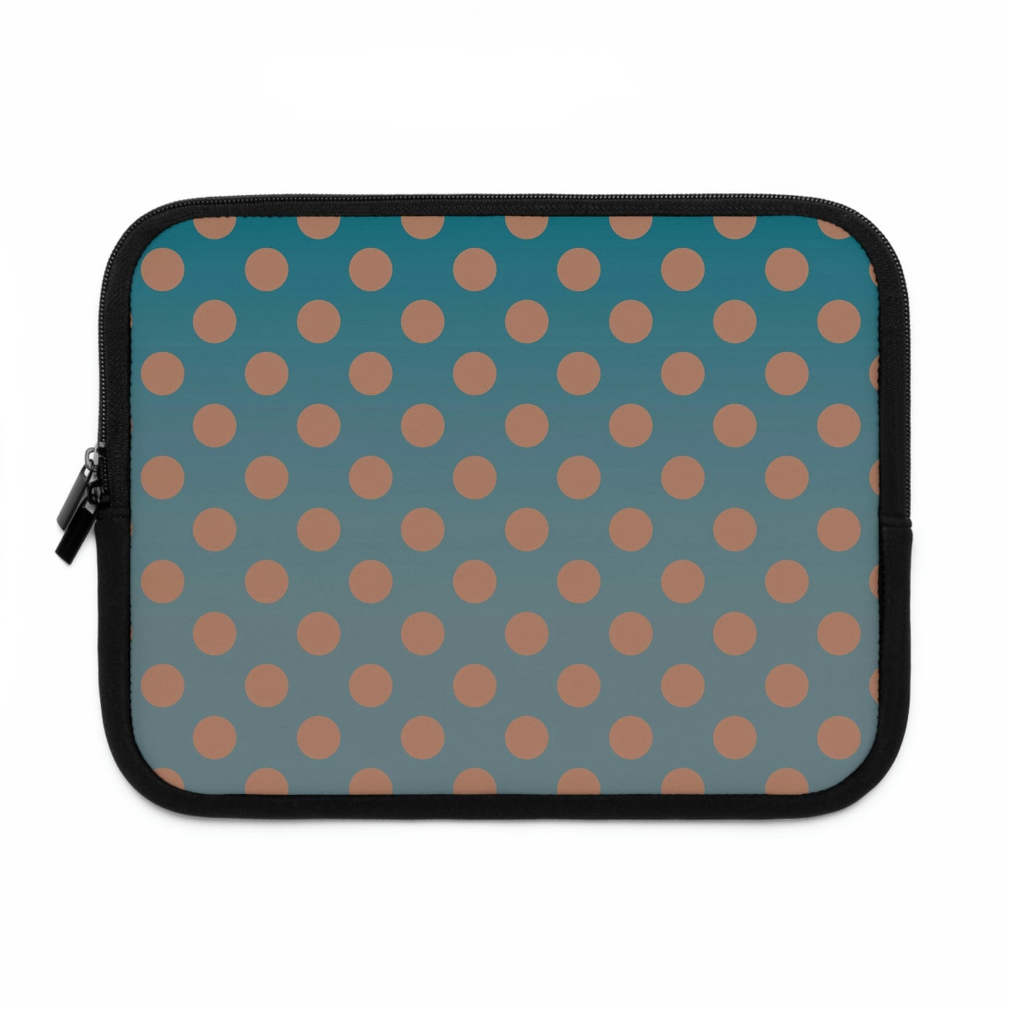 Denim and Brown Polkadots Laptop Sleeve