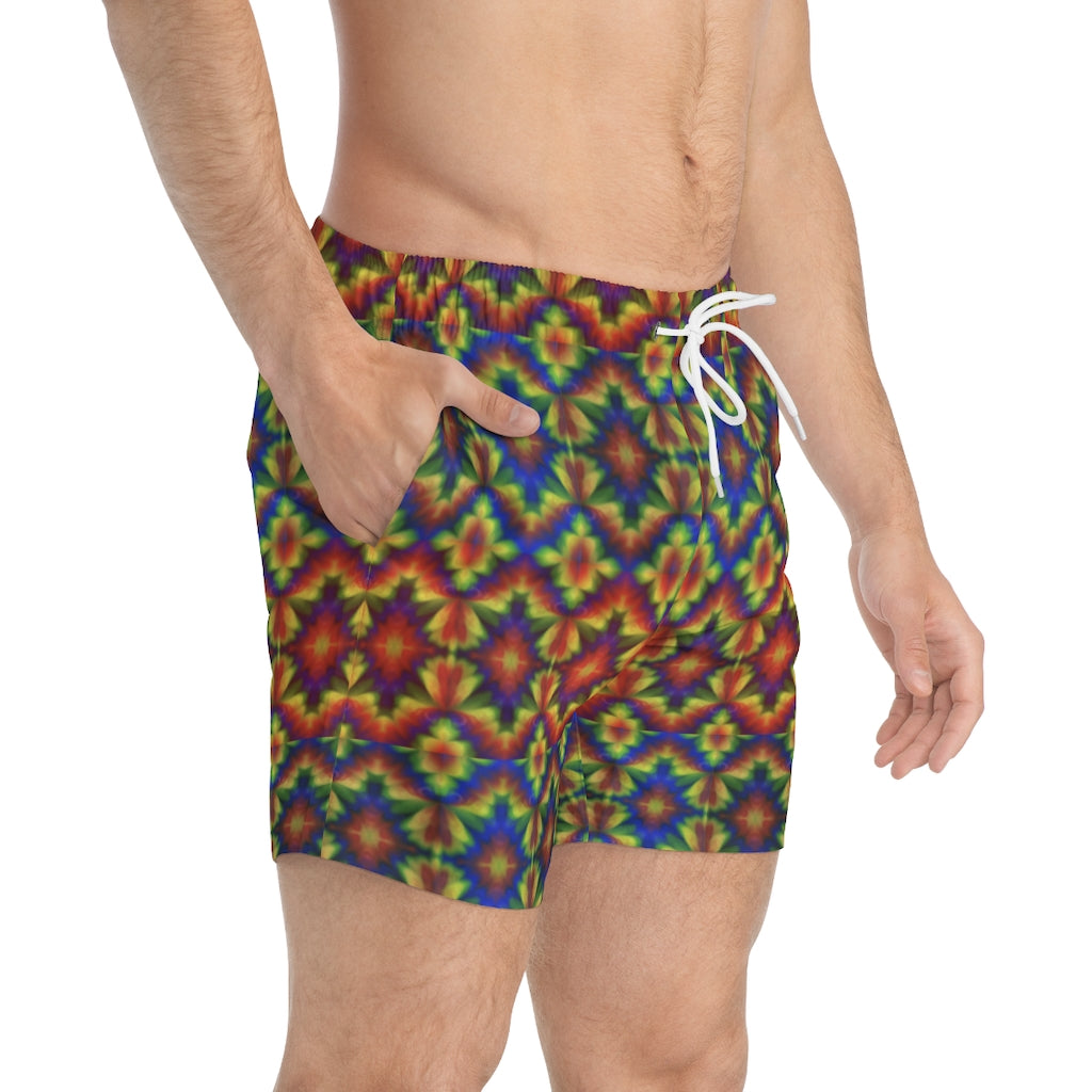 Carnival Kaleidoscope Swim Trunks