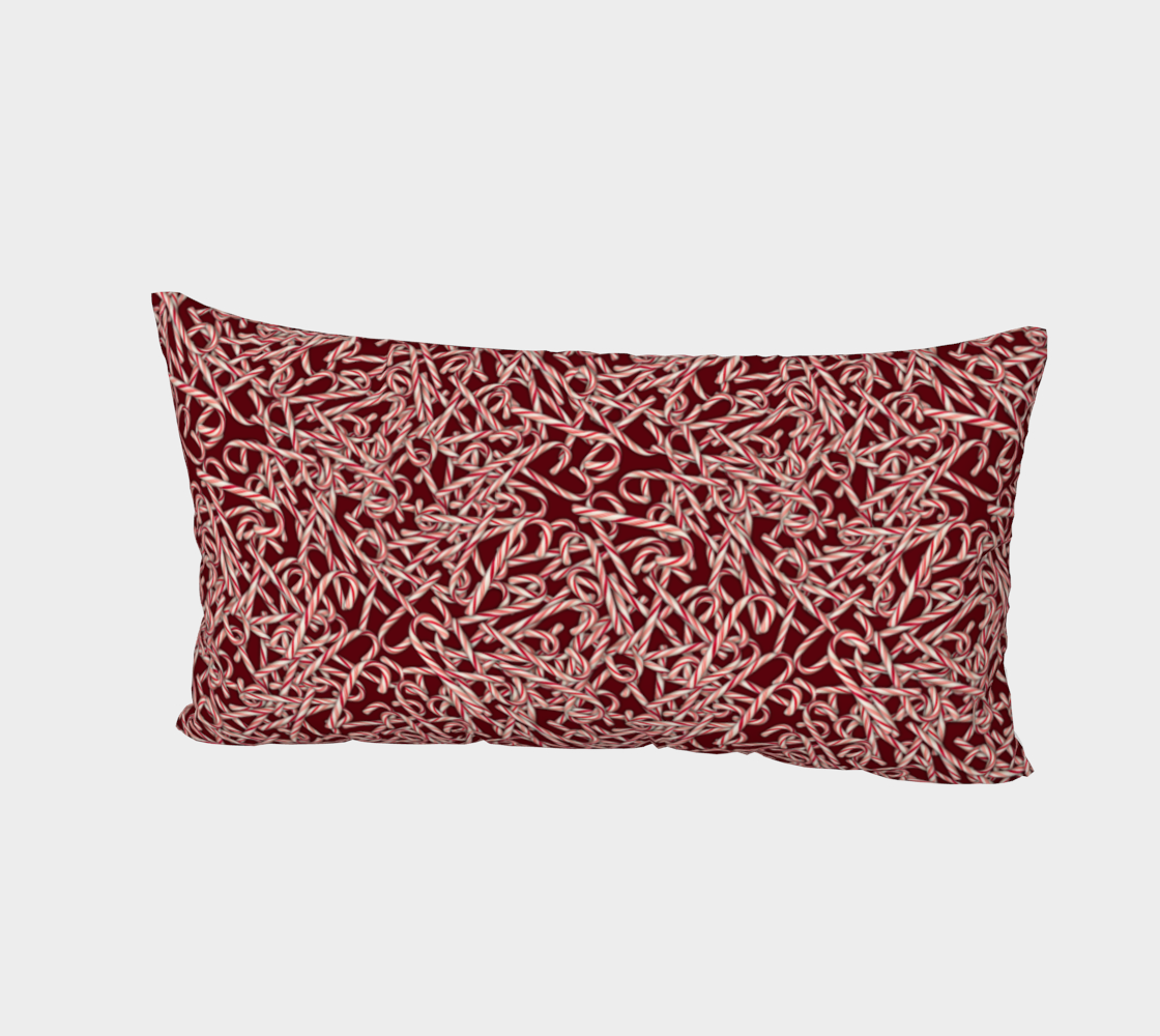 Candy Cane Pattern Bed Pillow Sham