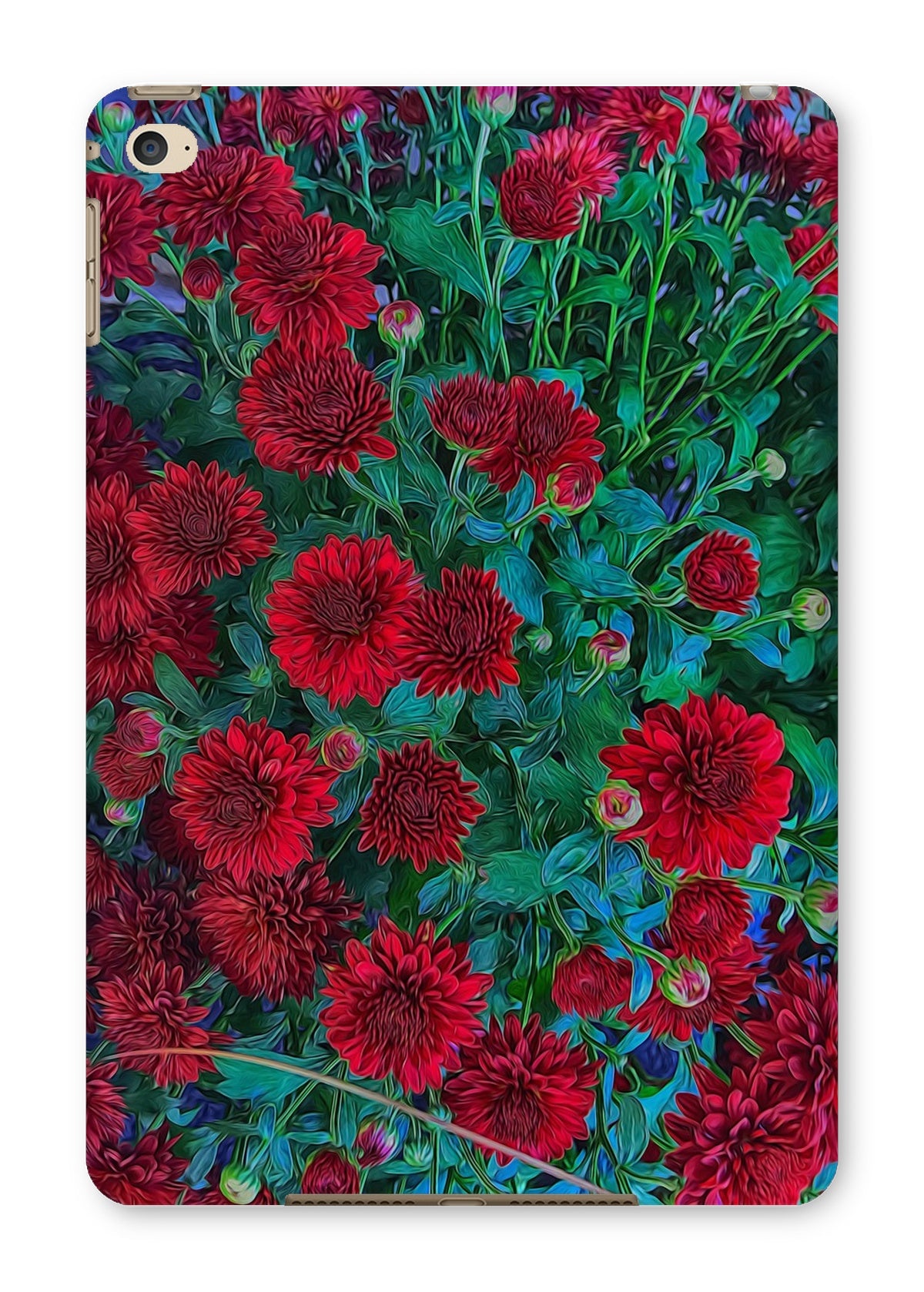 Red Mums Tablet Cases