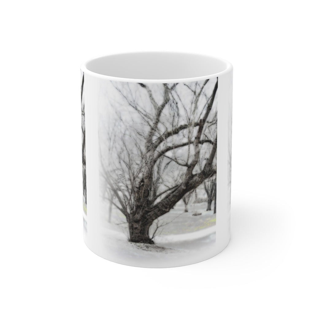 Old Tree On White Ceramic Mugs (11oz\15oz\20oz)