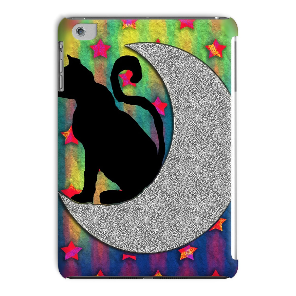 Cat On A Moon Tablet Cases