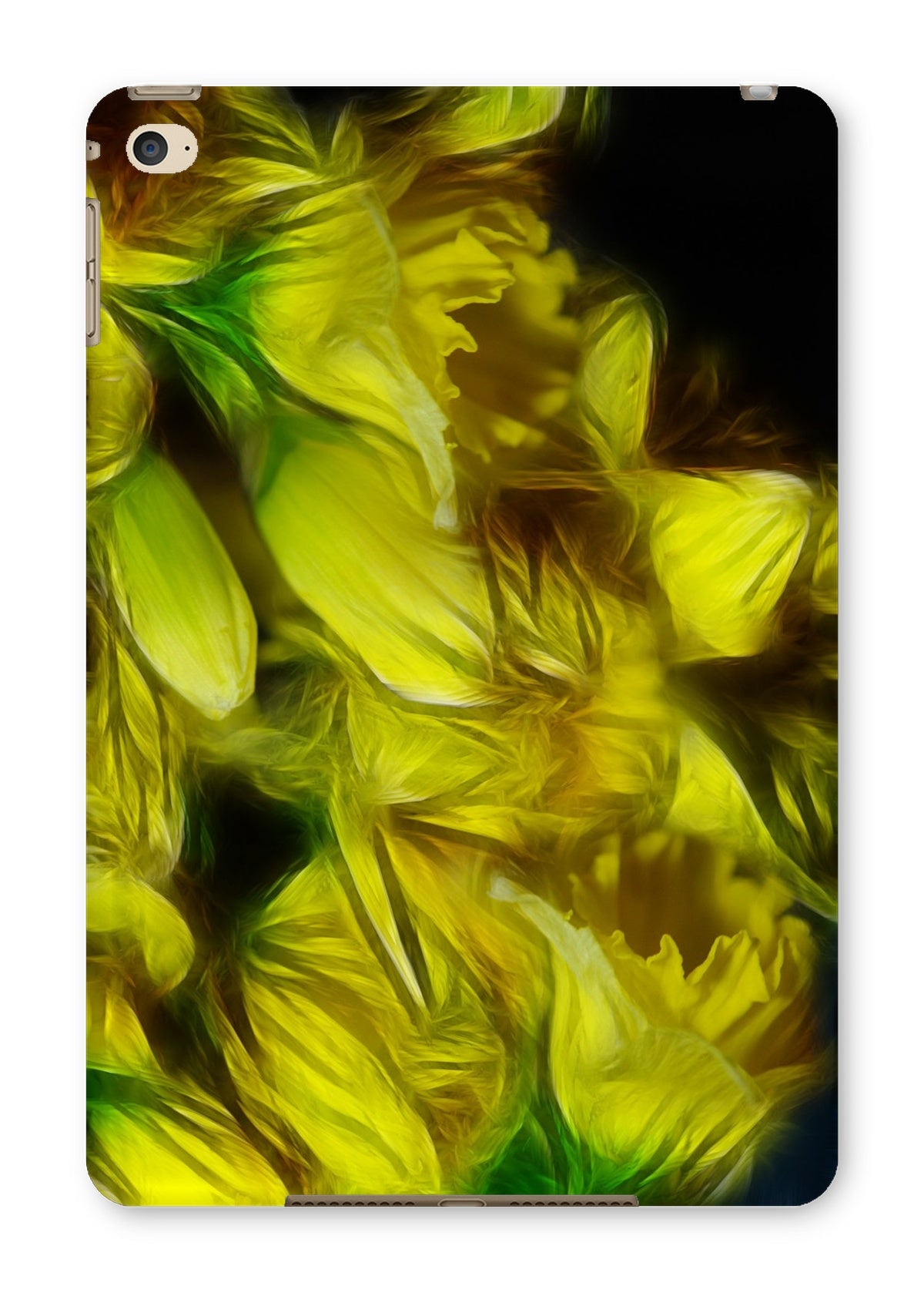 Abstract Yellow Daffodils Tablet Cases