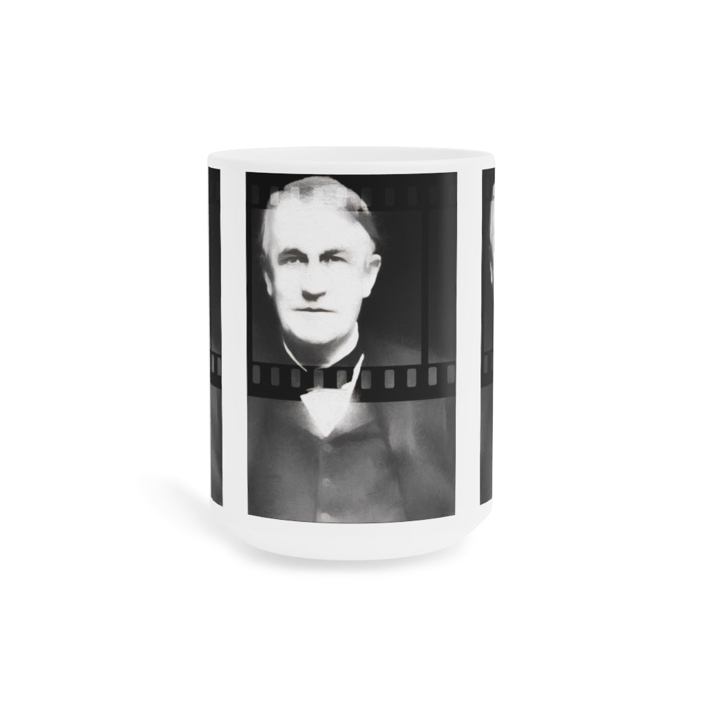 Silent Film Thomas Edison Ceramic Mugs (11oz\15oz\20oz)