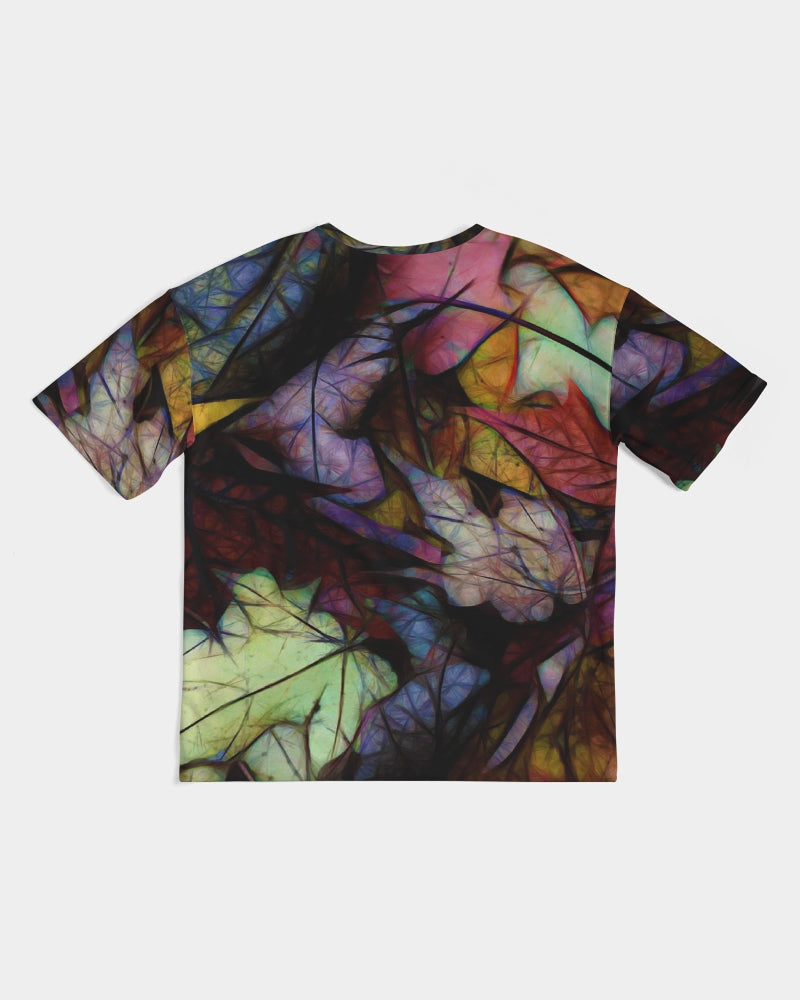 Fall Leaves Abstract Men's Premium Heavyweight Tee