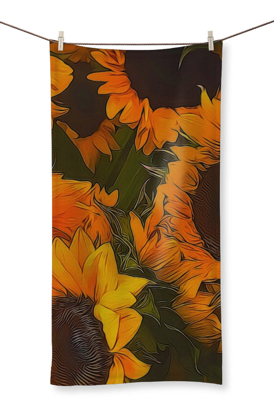 Sunflowers Towel