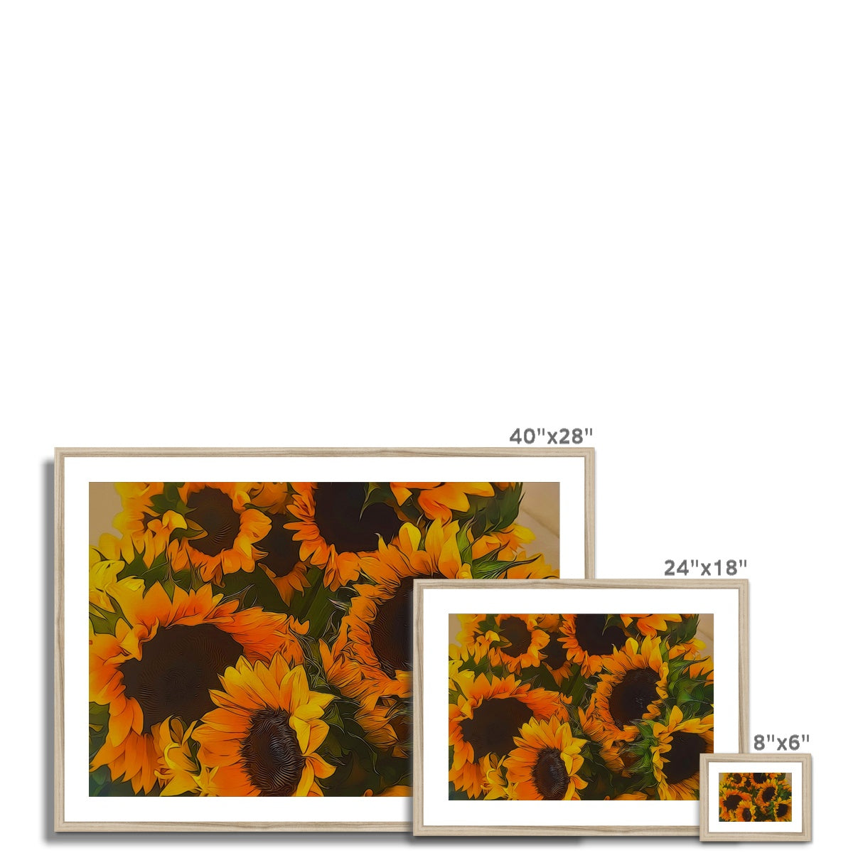 Sunflowers Framed & Mounted Print