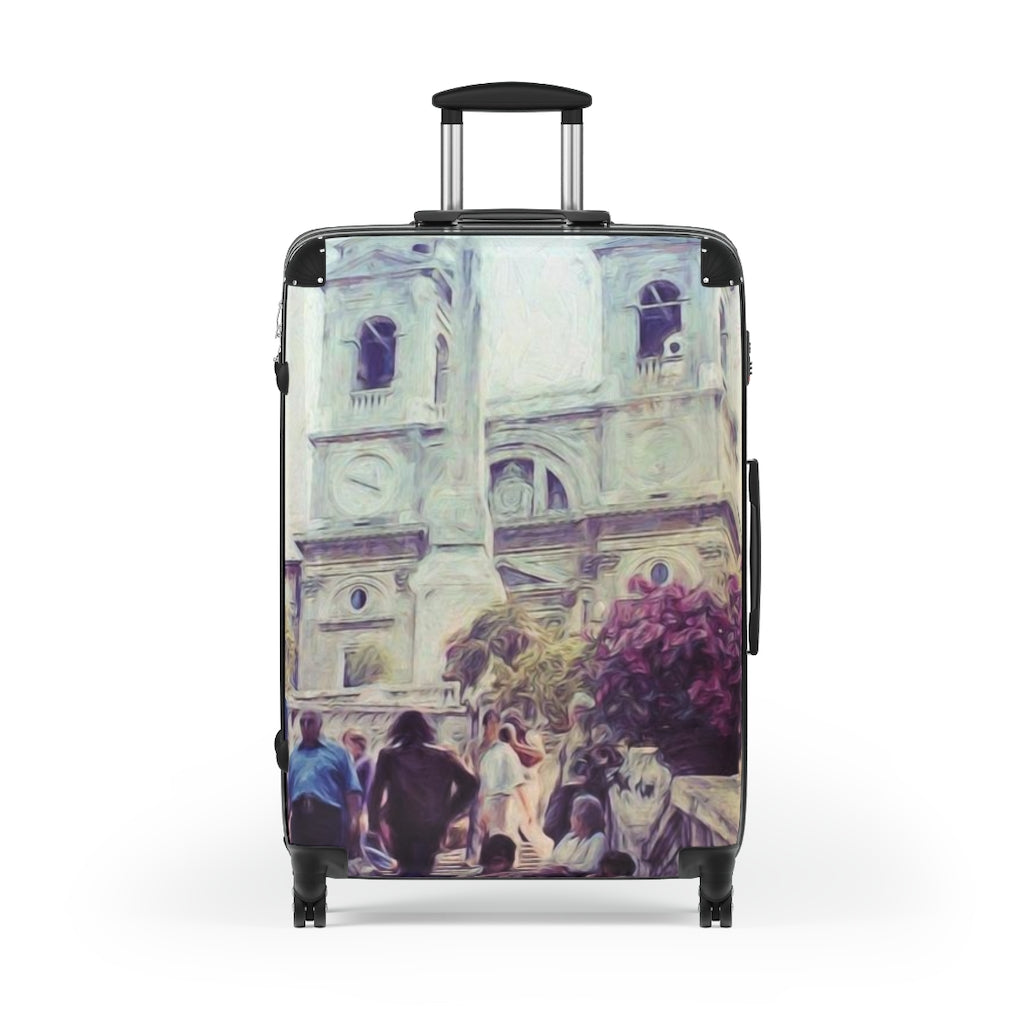 Spanish Steps In Rome Suitcases