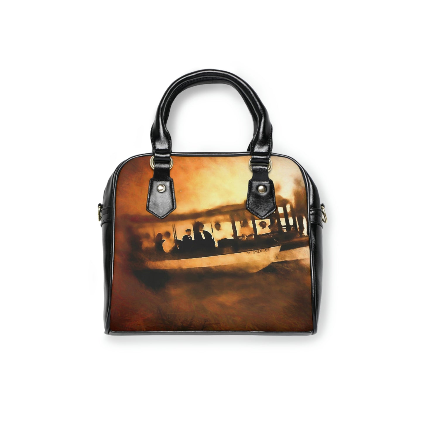 Vintage Boating Family Shoulder Handbag