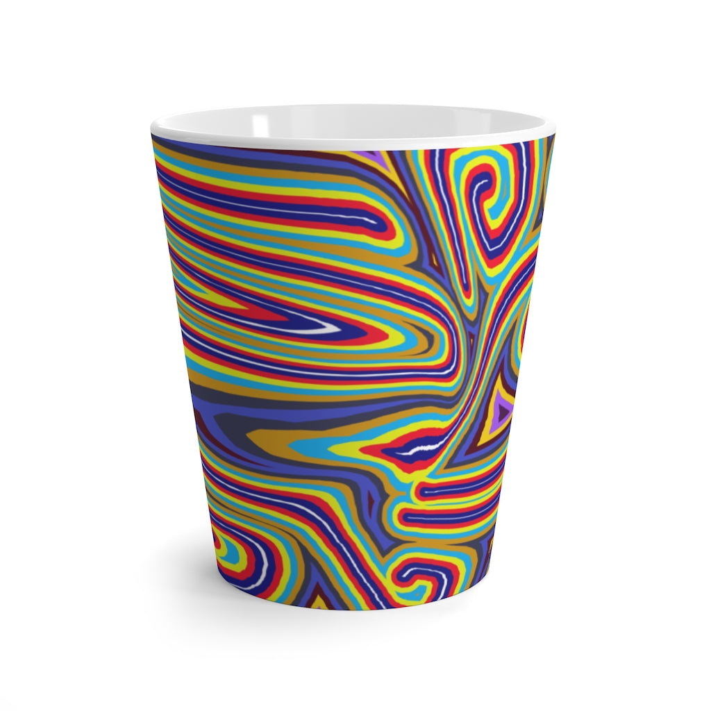 Curly Swirls Latte mug