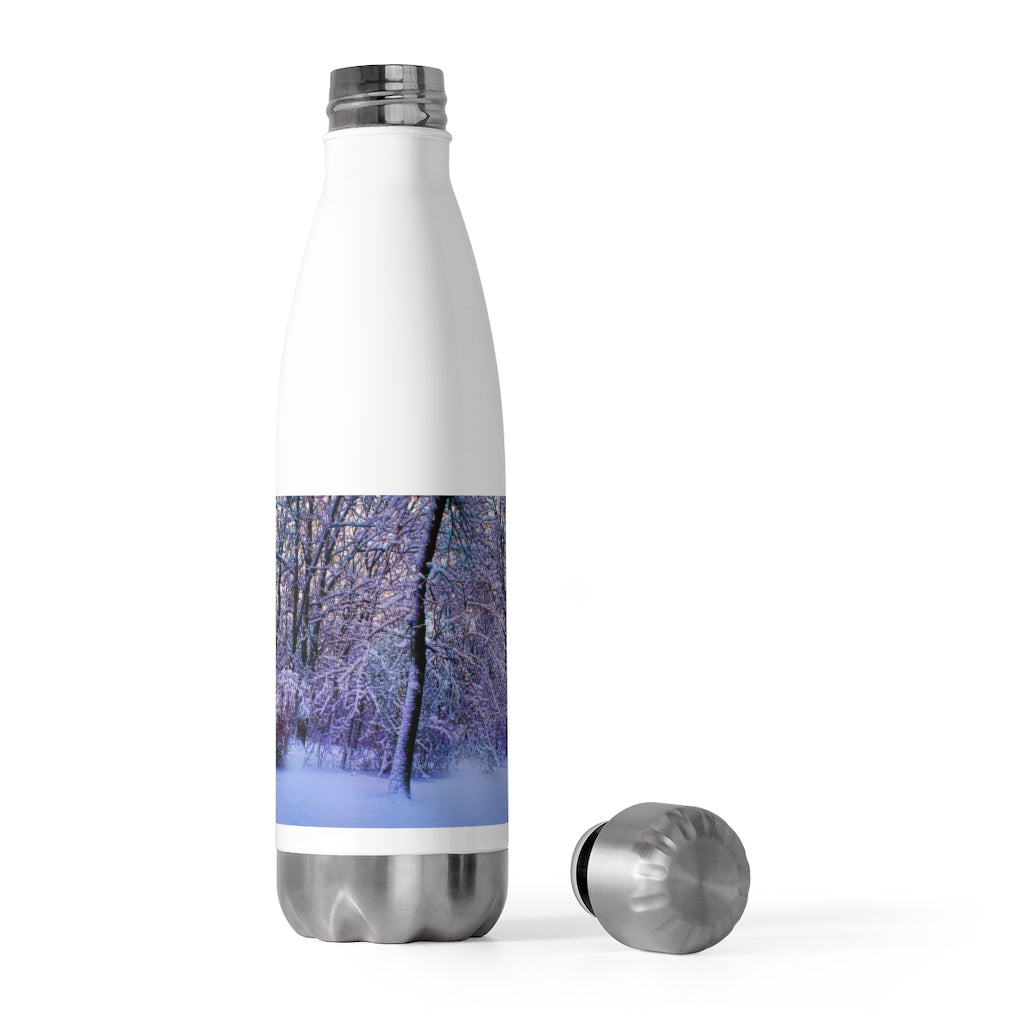 Blue and Pink Snow at Dawn 20oz Insulated Bottle