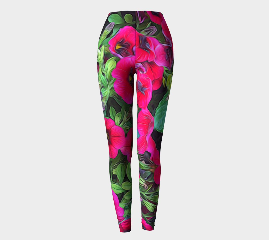 Pink Petunias Leggings