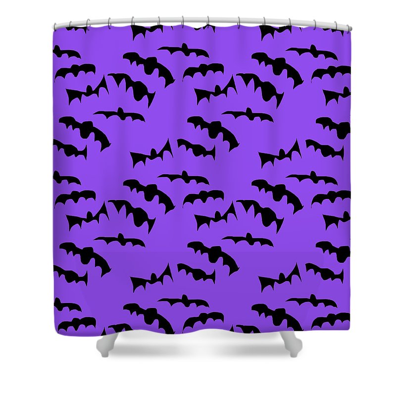 Bats Pattern - Shower Curtain