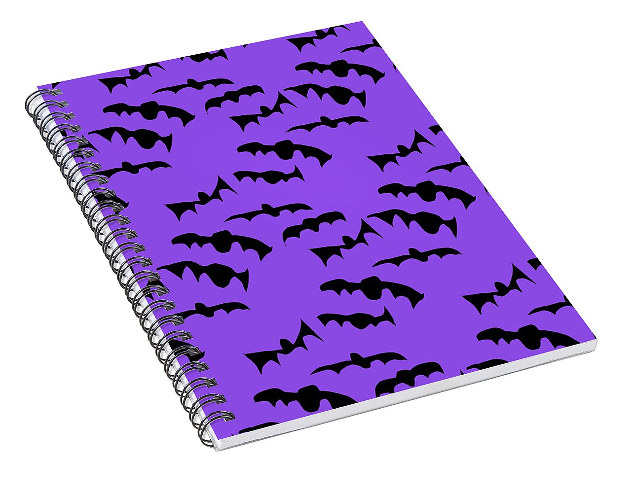 Bats Pattern - Spiral Notebook