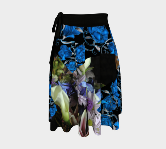 Flowers 292 Wrap Skirt