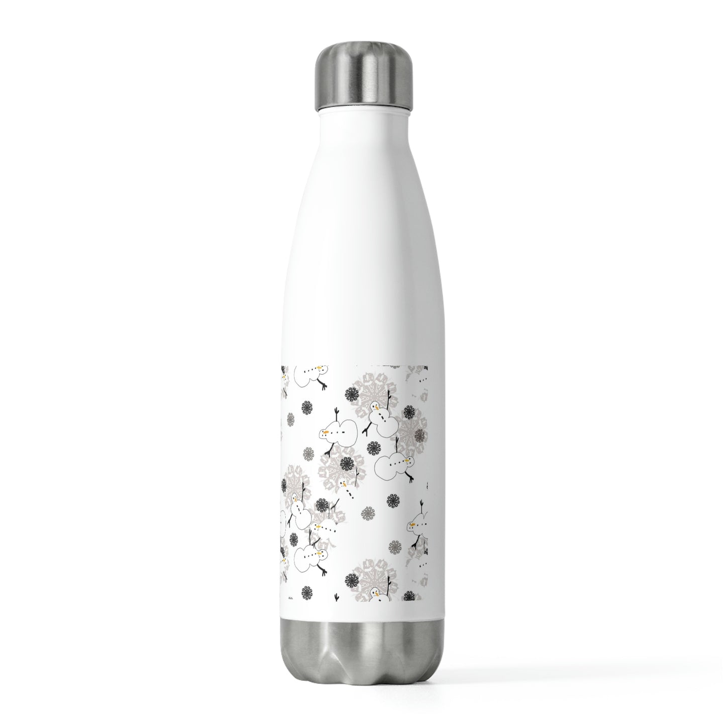 Snowman Pattern 20oz Insulated Bottle