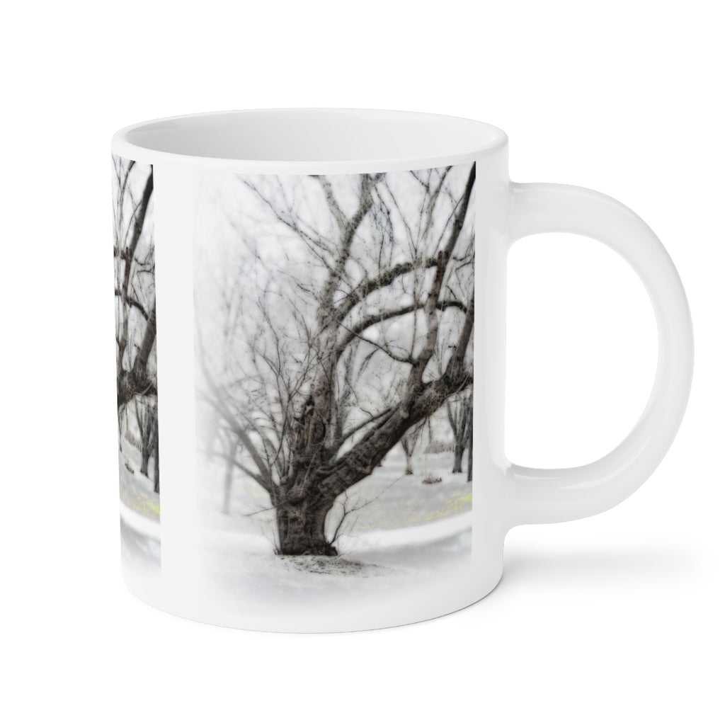 Old Tree On White Ceramic Mugs (11oz\15oz\20oz)