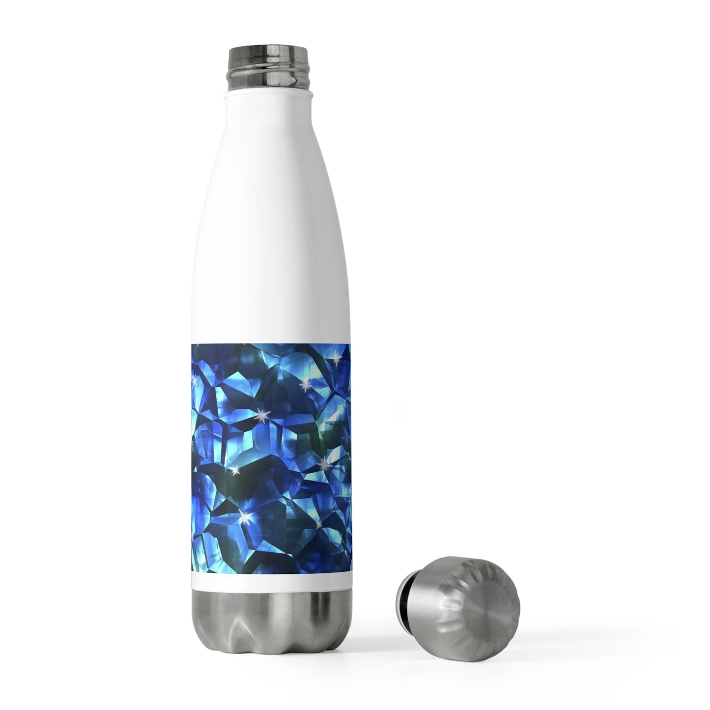 Blue Crystal Pattern 20oz Insulated Bottle