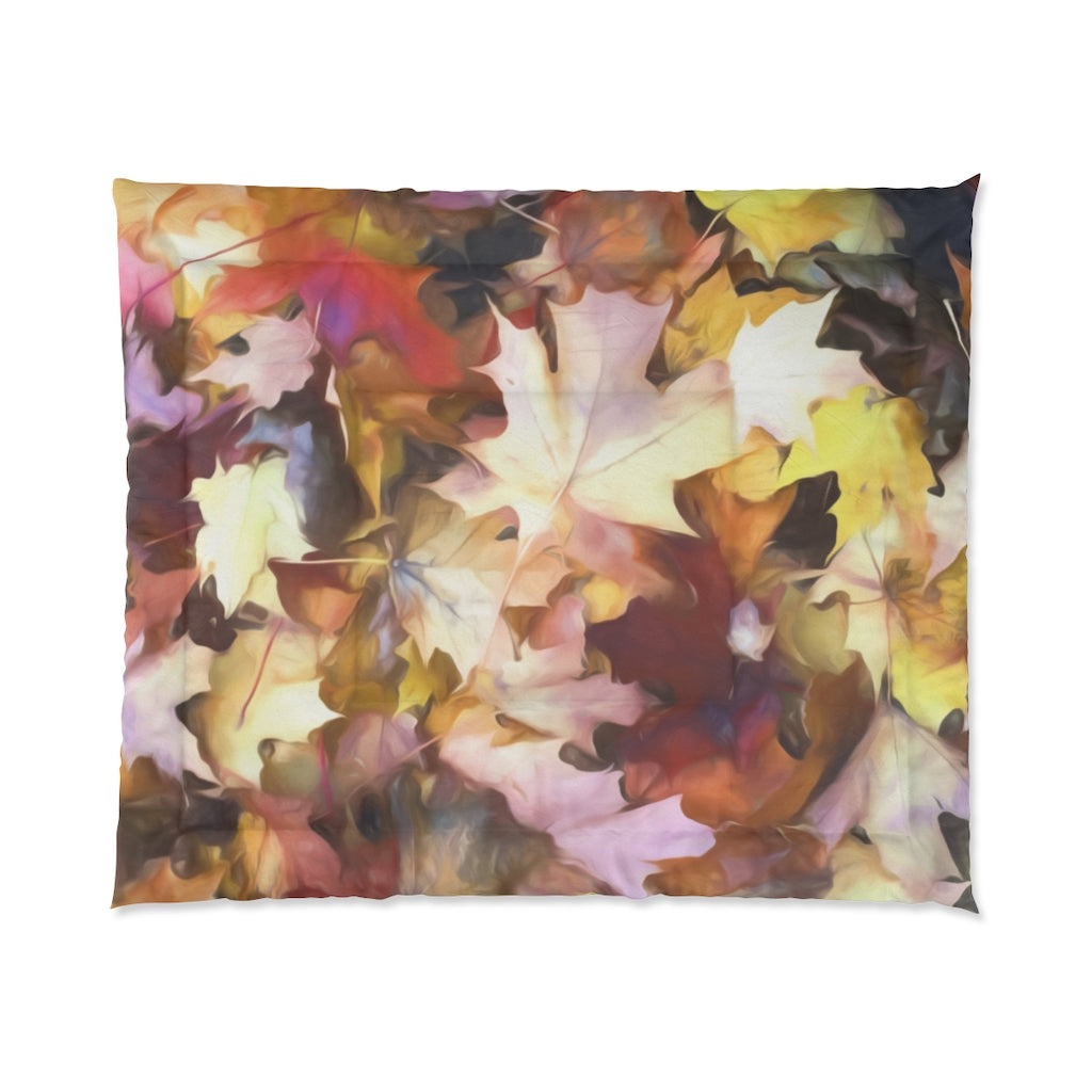 Fall Leaves Bright Comforter