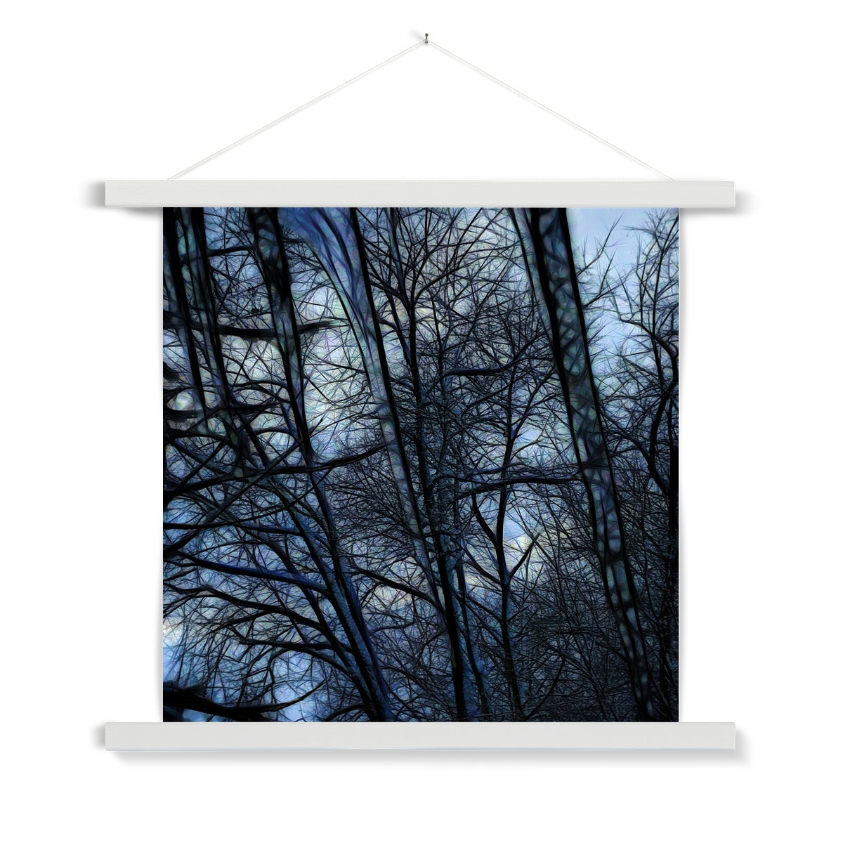 Twilight Icicles Fine Art Print with Hanger