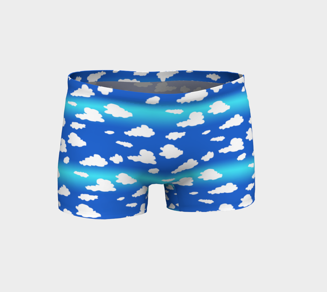 Clouds Pattern Shorts