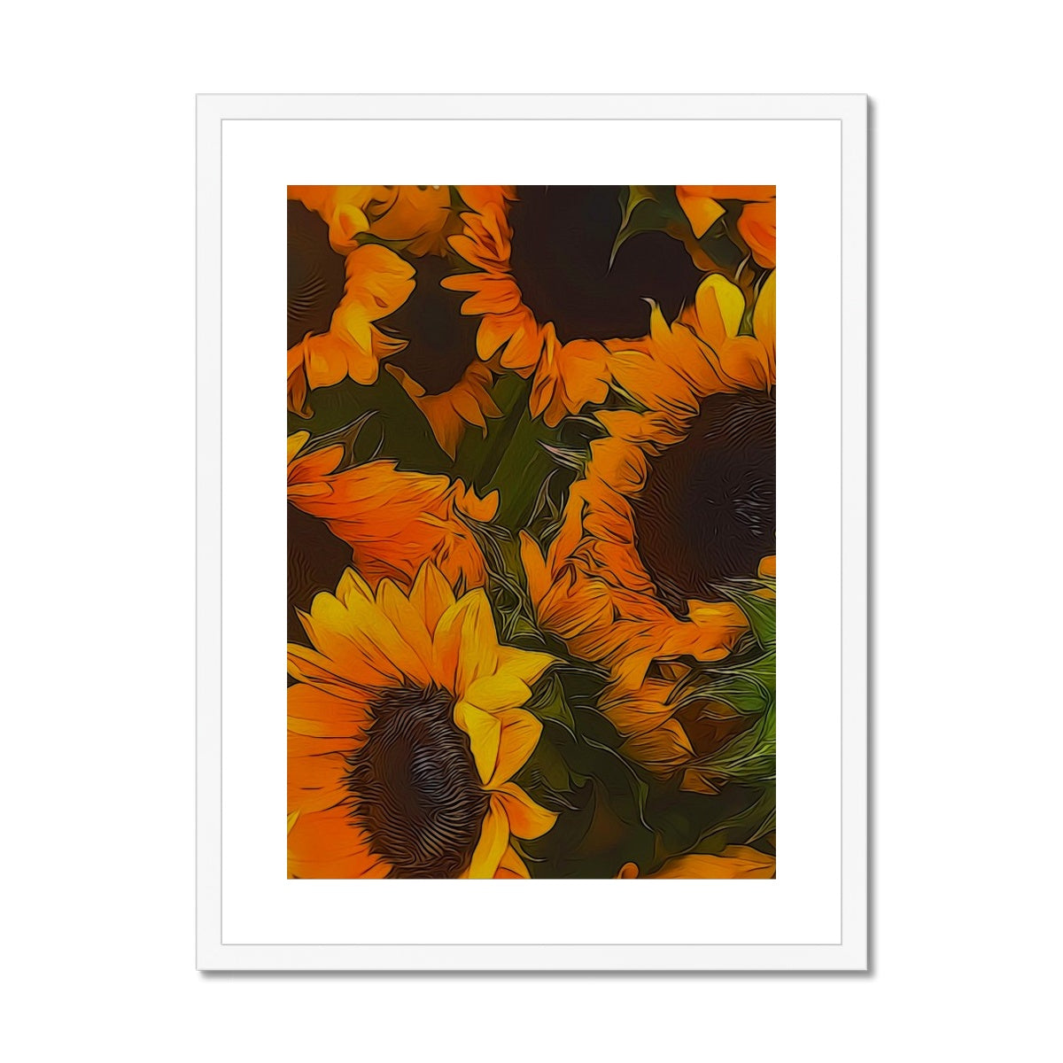 Sunflowers Framed & Mounted Print