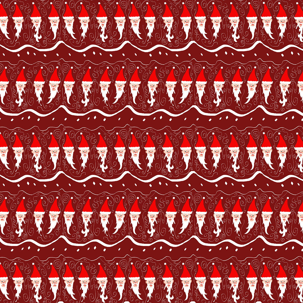 Bearded Santa Pattern Digital image Download