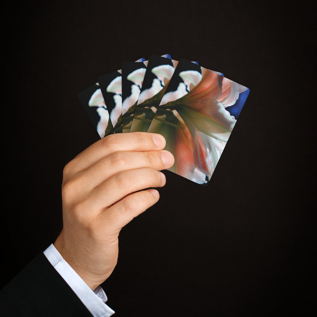 Amaryllis In The Light Custom Poker Cards