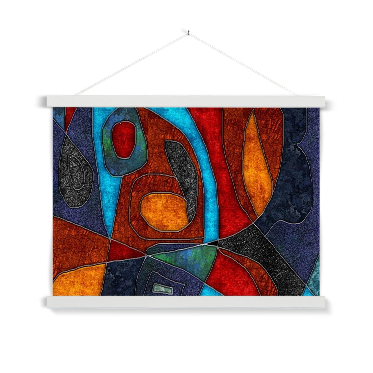 Abstract With Heart Fine Art Print with Hanger