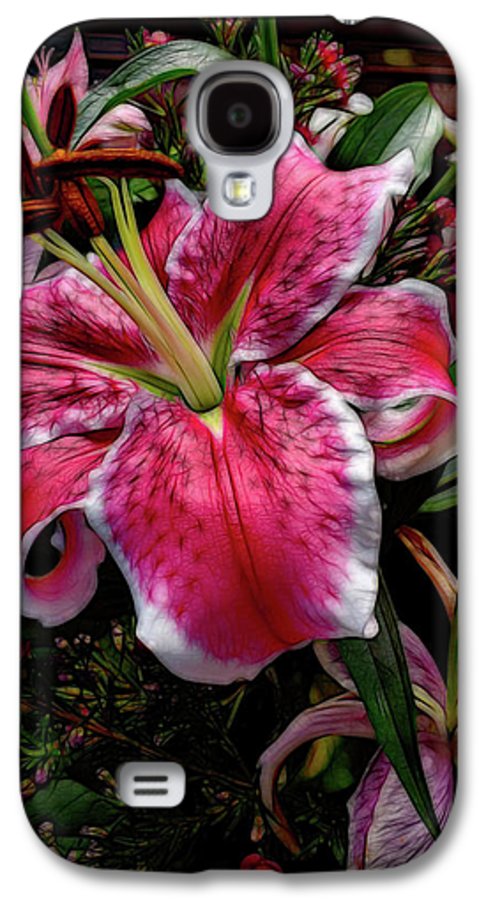 Big Petaled Pink and White Lily - Phone Case