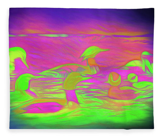 Birds Ducks - Blanket