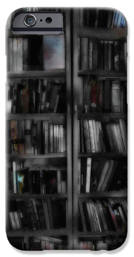 Black and White Bookshelves - Phone Case