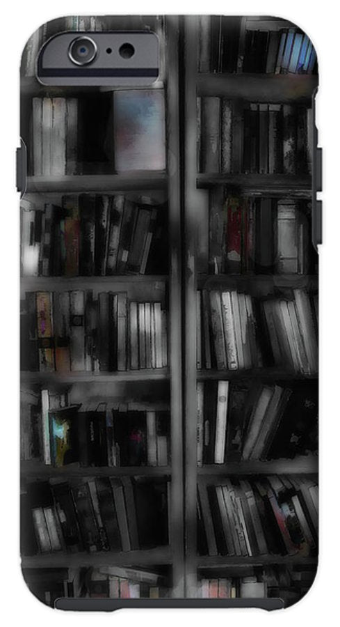 Black and White Bookshelves - Phone Case