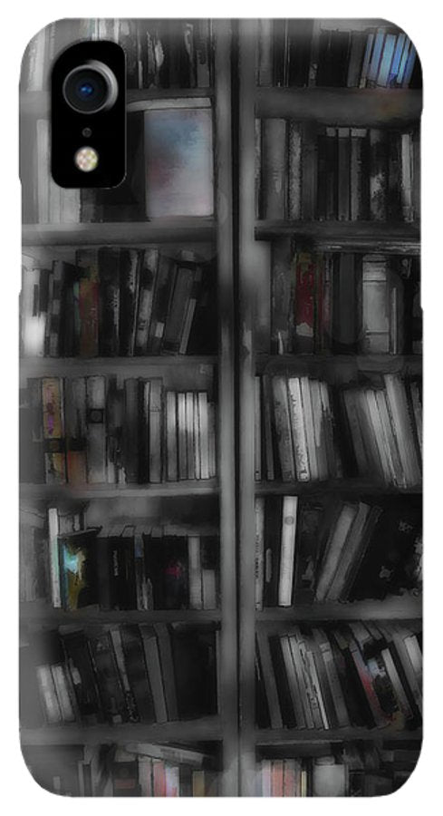 Black and White Bookshelves - Phone Case