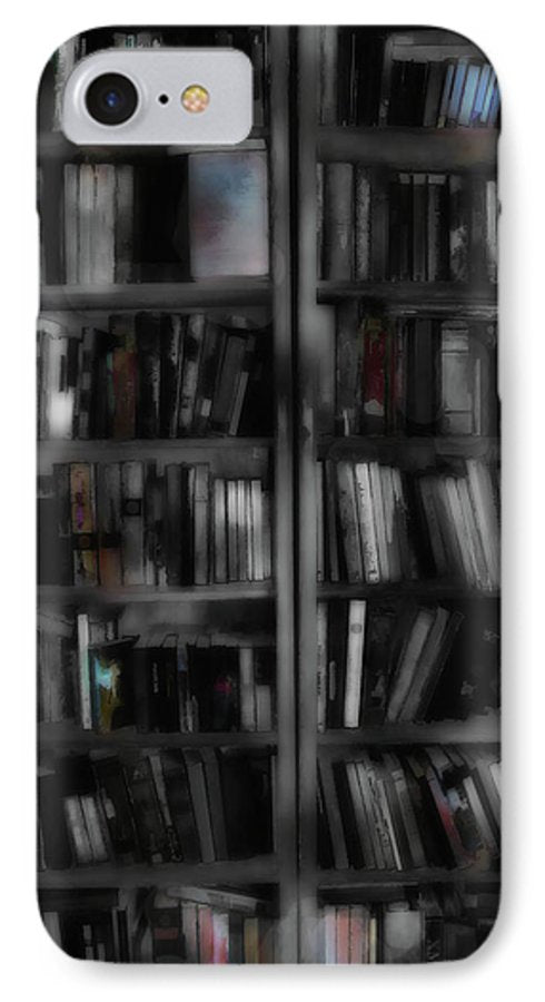 Black and White Bookshelves - Phone Case