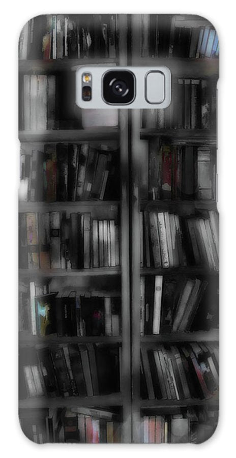 Black and White Bookshelves - Phone Case