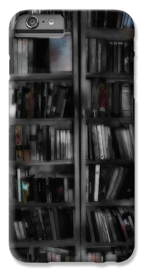 Black and White Bookshelves - Phone Case