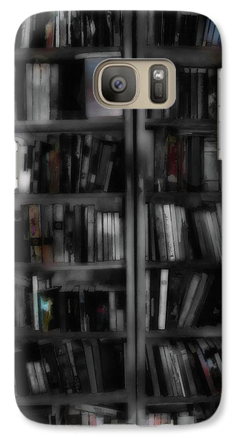 Black and White Bookshelves - Phone Case