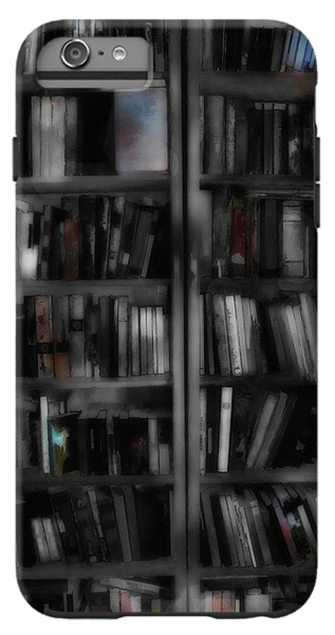 Black and White Bookshelves - Phone Case