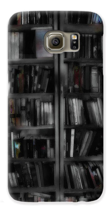 Black and White Bookshelves - Phone Case