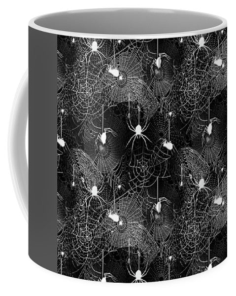 Black and White Spiders - Mug