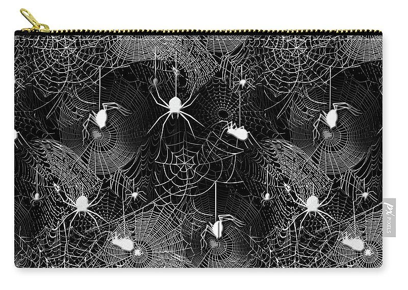 Black and White Spiders - Carry-All Pouch
