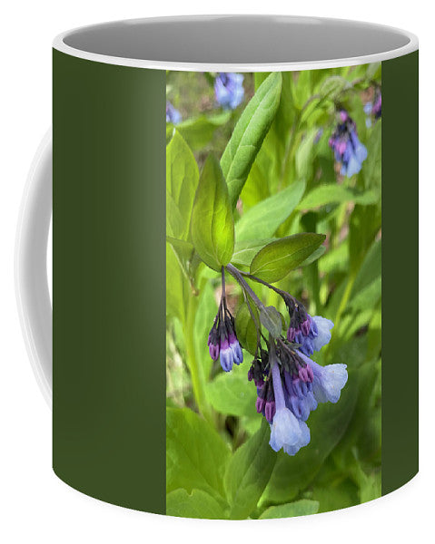 Blue and Purple April Wildflowers - Mug