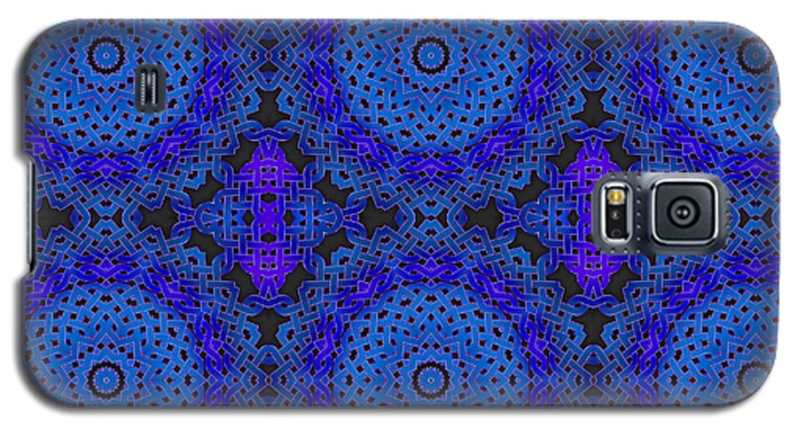 Blue Celtic Knot Kaleidoscope - Phone Case