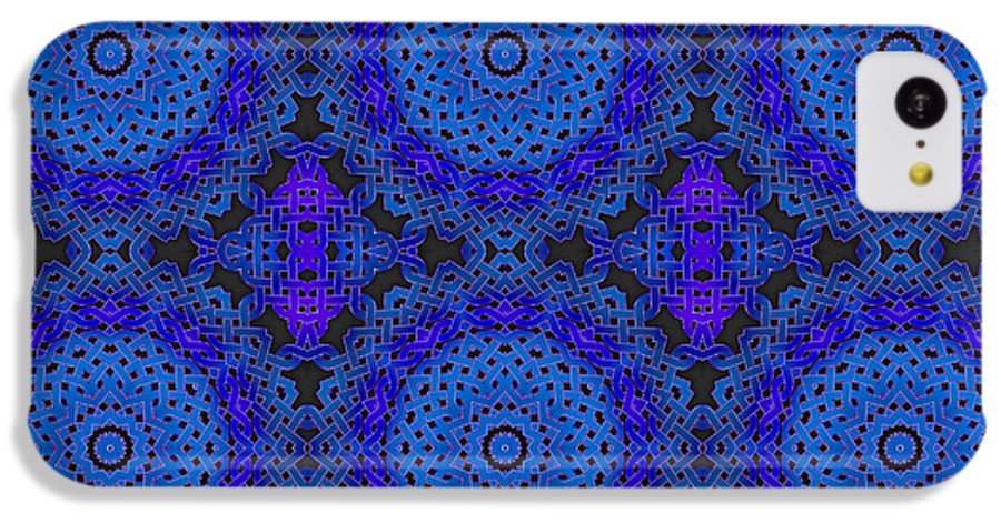 Blue Celtic Knot Kaleidoscope - Phone Case