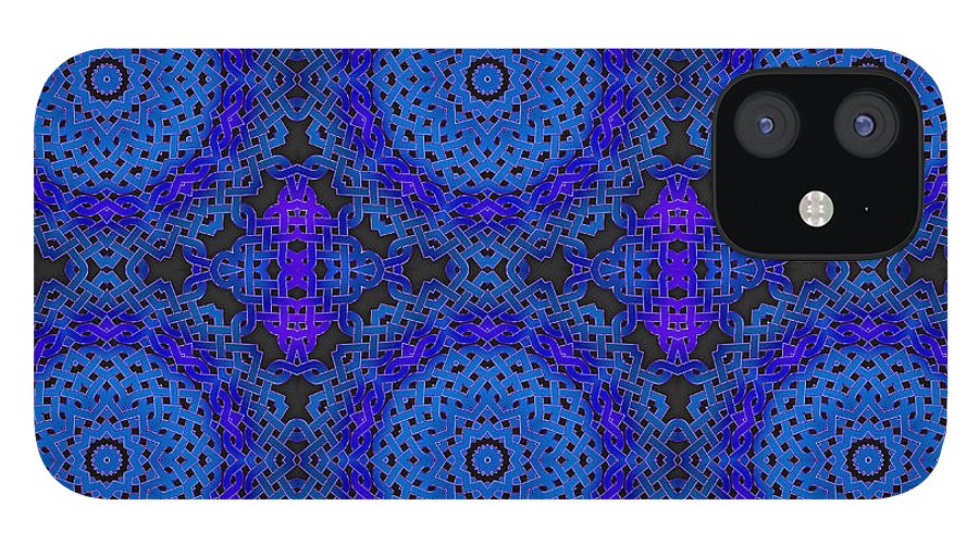 Blue Celtic Knot Kaleidoscope - Phone Case