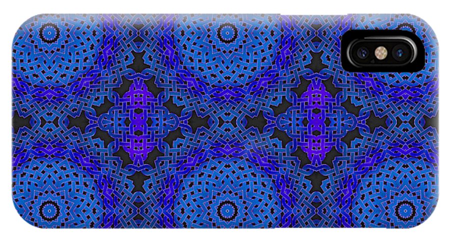 Blue Celtic Knot Kaleidoscope - Phone Case