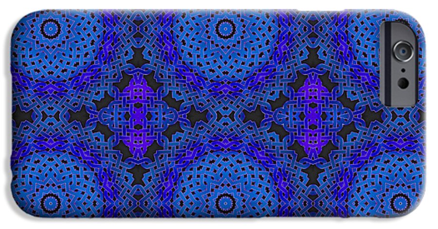 Blue Celtic Knot Kaleidoscope - Phone Case