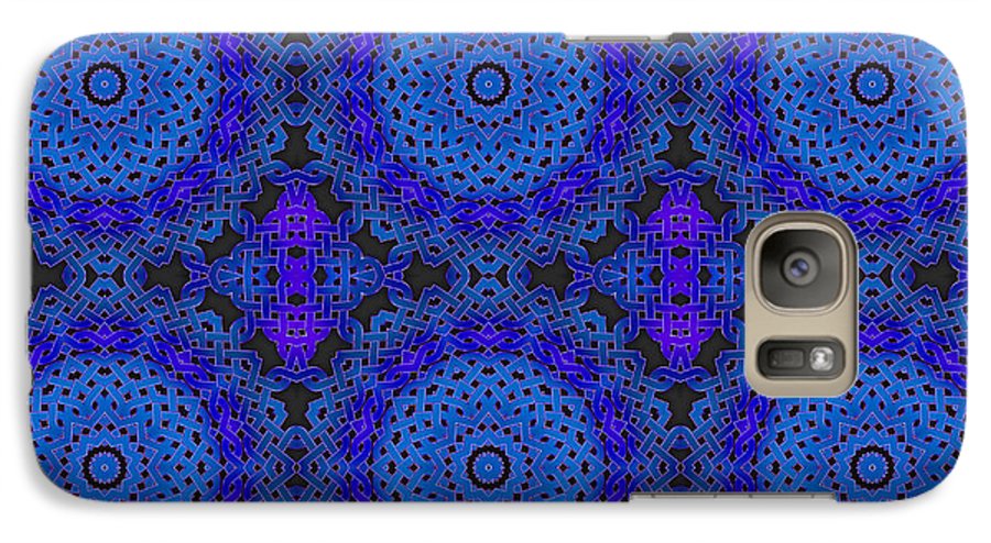 Blue Celtic Knot Kaleidoscope - Phone Case